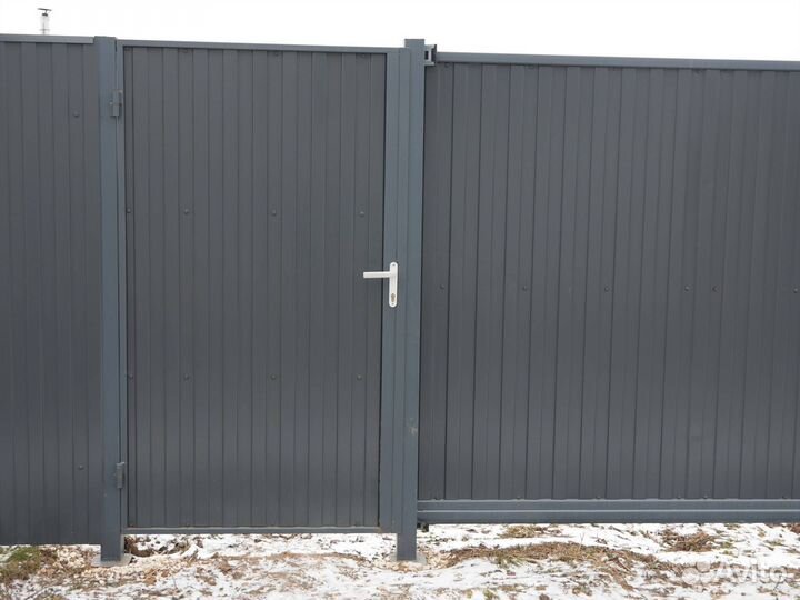 Заборы из профнастила под ключ