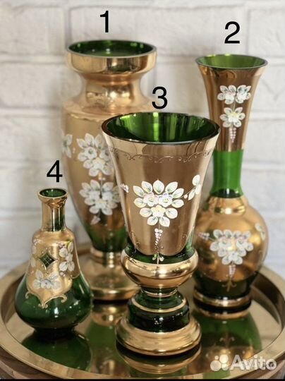 От 1500 Оригинал Bohemia Чехия вазы для цветов