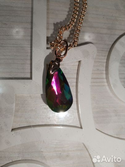 Серьги с кулоном