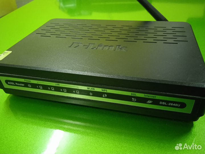 Wi-Fi роутер D-link DSL-2640U/1 вид