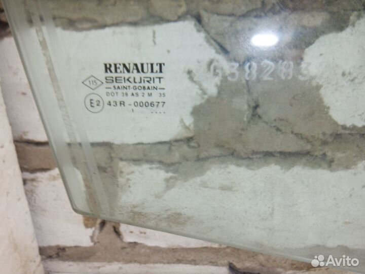 Стекло двери задней правой Renault Vel Satis