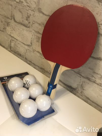 Ракетка для настольного тенниса и мячи
