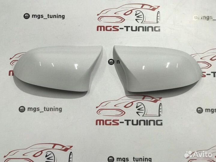 Накладки на зеркала (крышки) Х5М BMW F15 белые