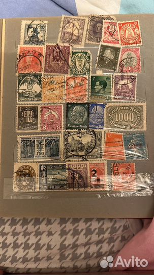 Старинный альбом с марками