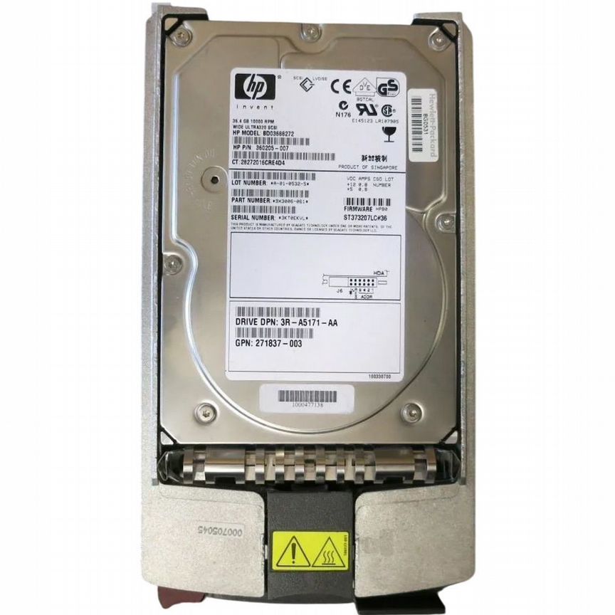 [360205-007] Жесткий Диск Hp Bd03688272 36,4gb U320scsi 3.5" 360205-007