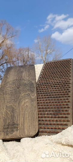 Доска садху для спины с деревянными шипами