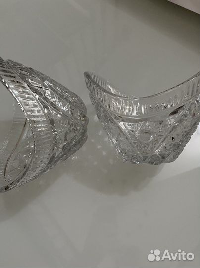 Ваза хрустальная