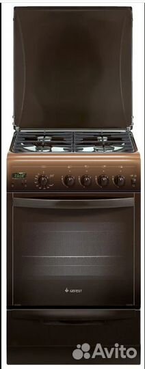 Газовая плита Гефест коричневая
