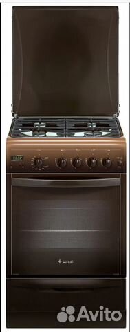 Газовая плита Гефест коричневая