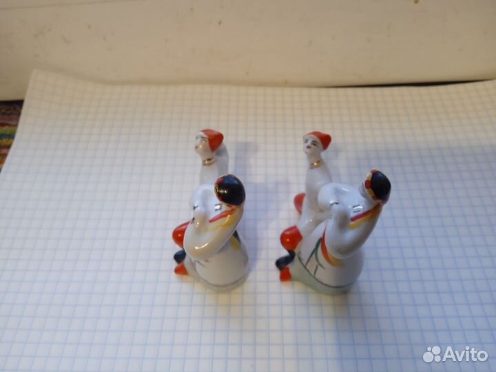 Штоф Казак и статуэтки русский перепляс