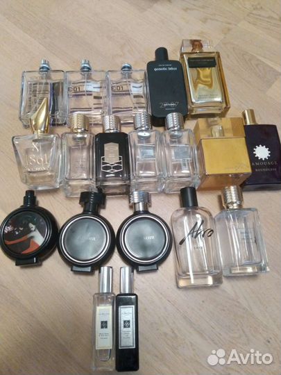 Пустые оригинальные флаконы от духов и парфюма