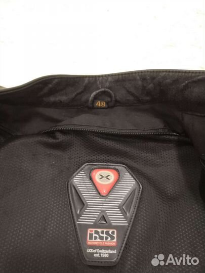 Мотокуртка кожаная мужская IXS