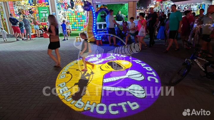 Яркие Рекламные гобо проекторы igoboprojector для