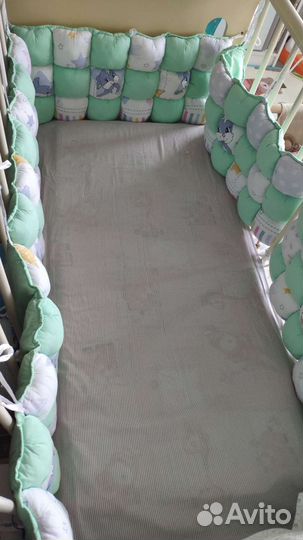 Бортики и кормашки в кроватку