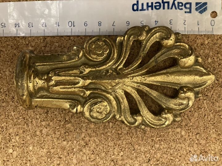 Бронзовые держатели для карнизов с наконечниками