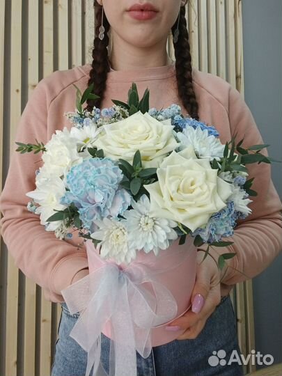 Цветы в корзинках,сумочках,коробочках