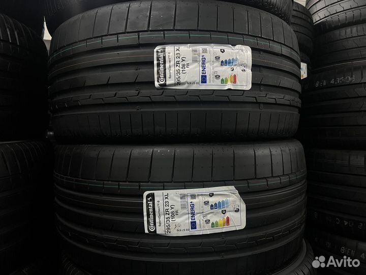 Continental ContiSportContact 6 335/30 R23 и 295/35 R23 108Y