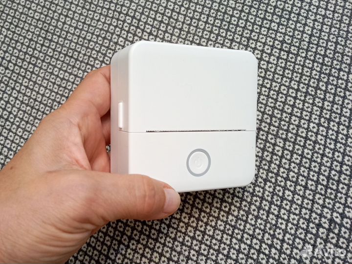 Портативный мини принтер 200DPI, белый