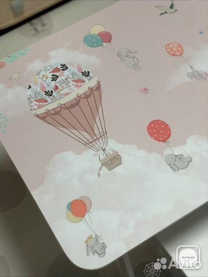 Детский стол и стул новый с рисунком