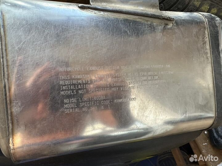 Глушитель kawasaki zx6r 2009-2013