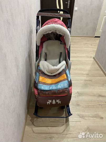 Коляска санки