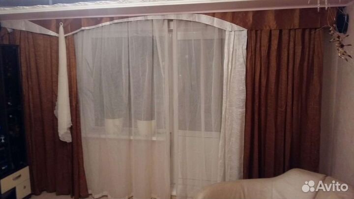 Комплект:Шторы с ламбрекеном и тюль