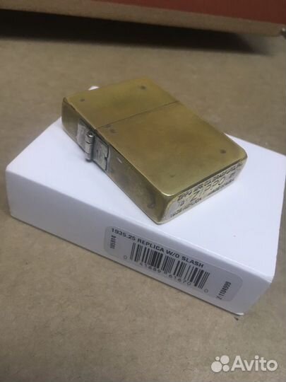 Зажигалка бензиновая zippo 1935 replica оригинал