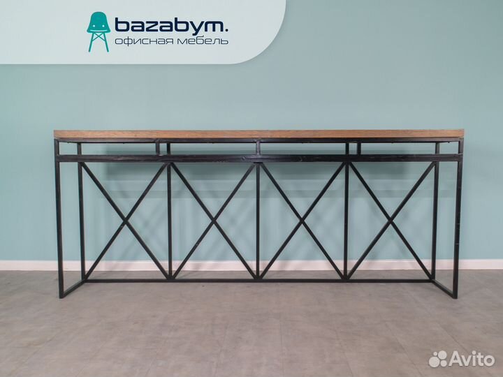 Барная стойка Лофт, стол барный 112х270х45 см