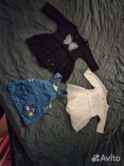 Боли платье, сарафанчик 62-68