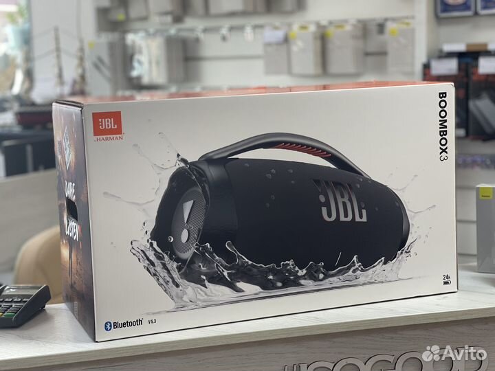 Колонка jbl boombox 3 / black / гарантия