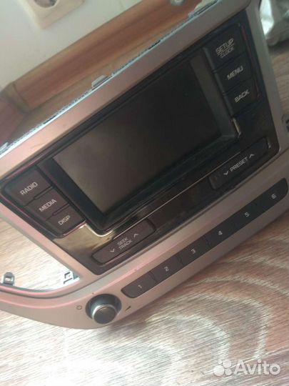 Магнитола штатная хундай Солярис