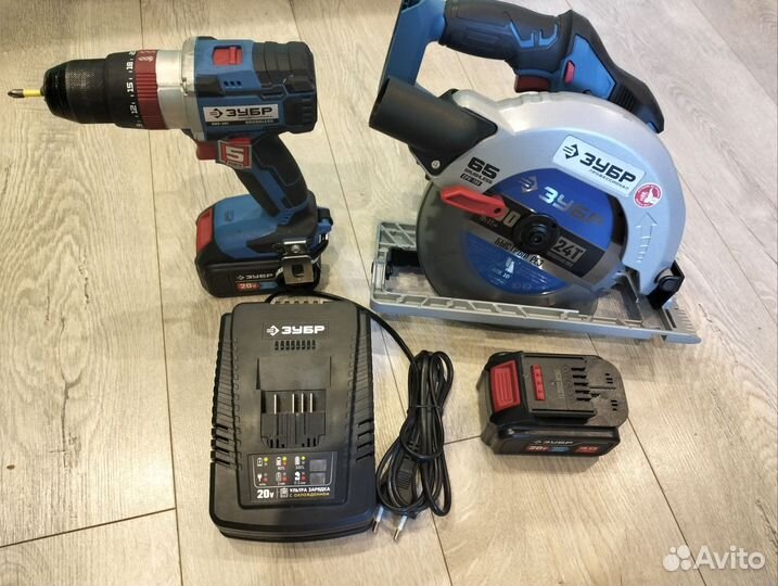 Шуруповёрт Зубр DBS-201-42 и циркулярка CPB-190