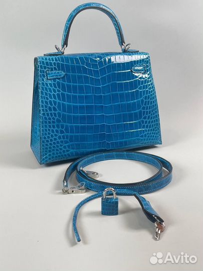Сумка hermes kelly 25 крокодил