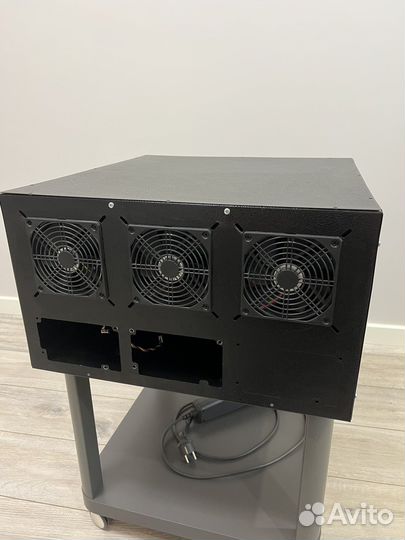 Риг на 8 видеокарт (корпус+обвязка)
