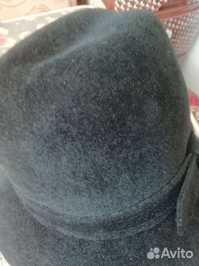 Шляпа женская черная