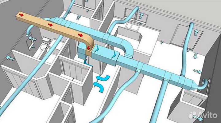 Монтаж вентиляции
