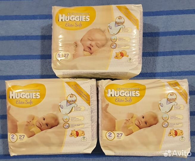 Подгузники Haggies Elite Soft, 1-2