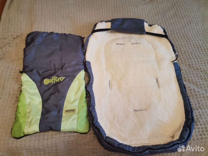 Детский меховой конверт