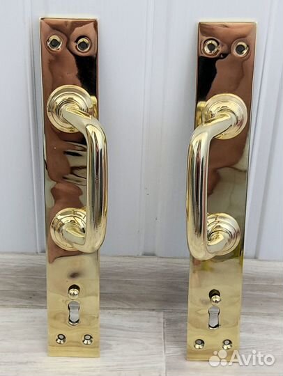 Дверные ручки старинные Пара