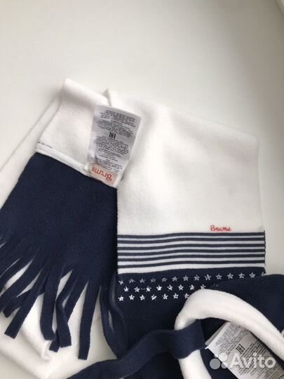 Шапки и шарфы для двойни близнецов Brums