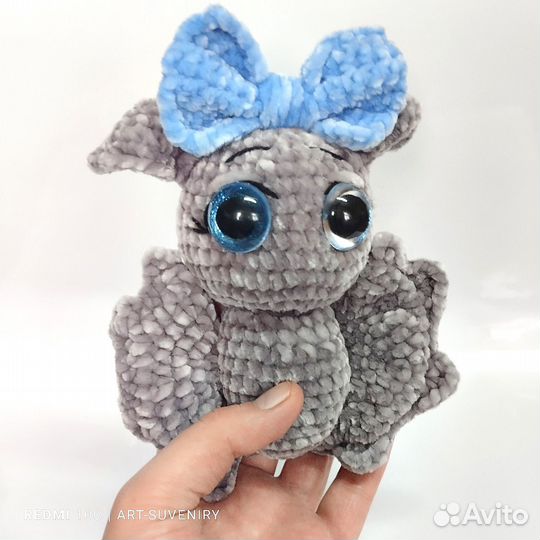 Мягкая игрушка дракон бегемот пчела летучая мышь