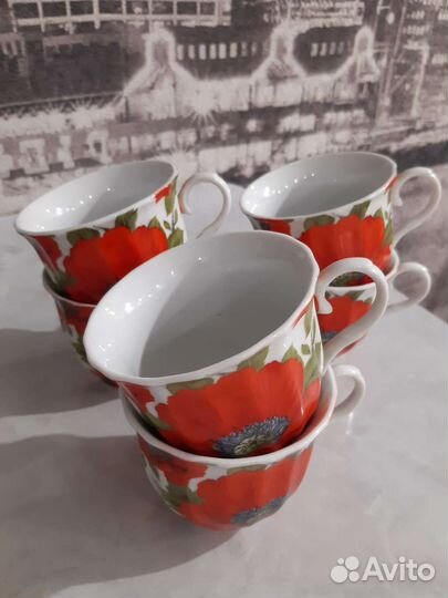 Чайные пары, кружки, стаканы, посуда для кухни