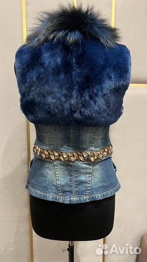 Жилетка меховая женская
