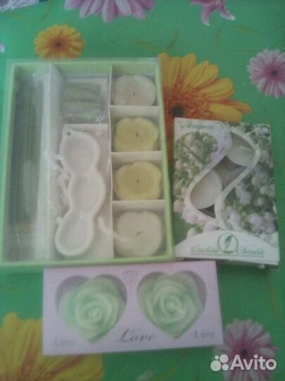 Набор аромопалочки конусы свечи