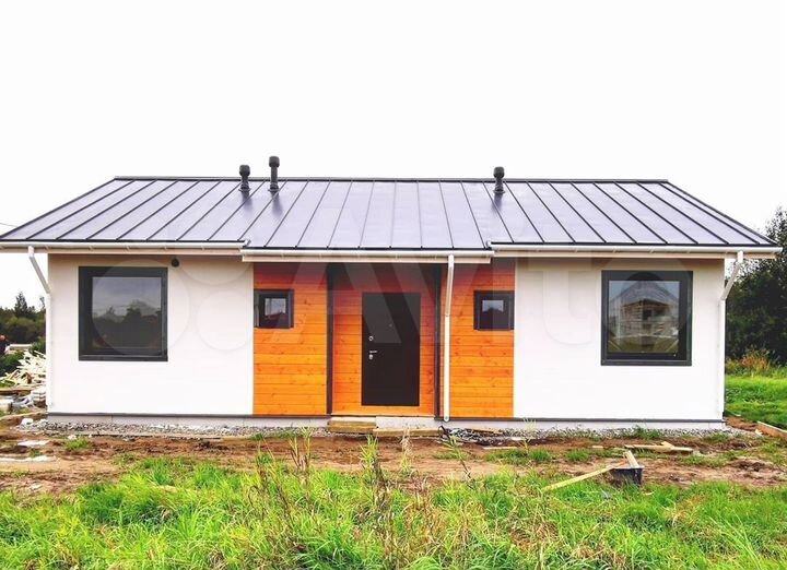 Коттедж 108,5 м² на участке 9 сот.