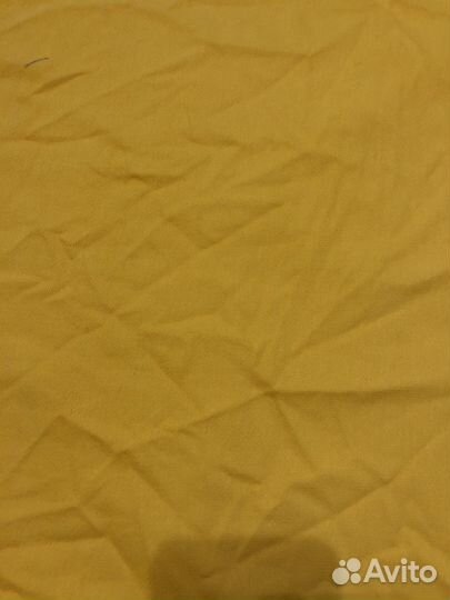 Ткань футер 2-х нитка. Хлопок + лайкра. Жёлтый