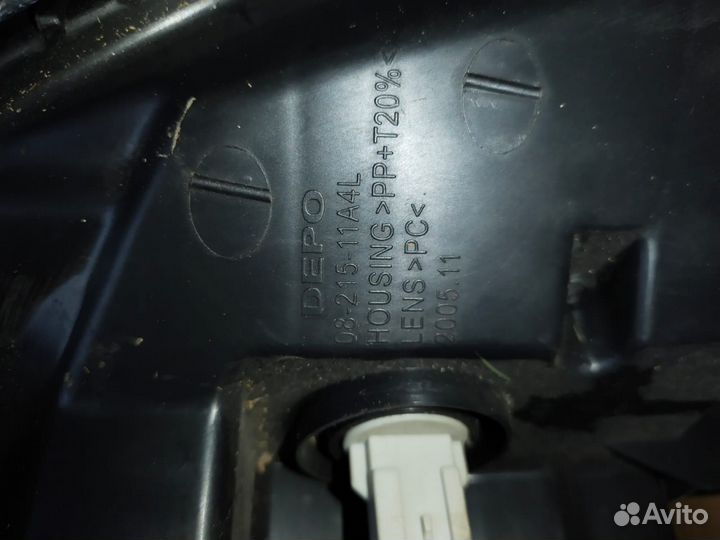 Фара nissan хтреил левая