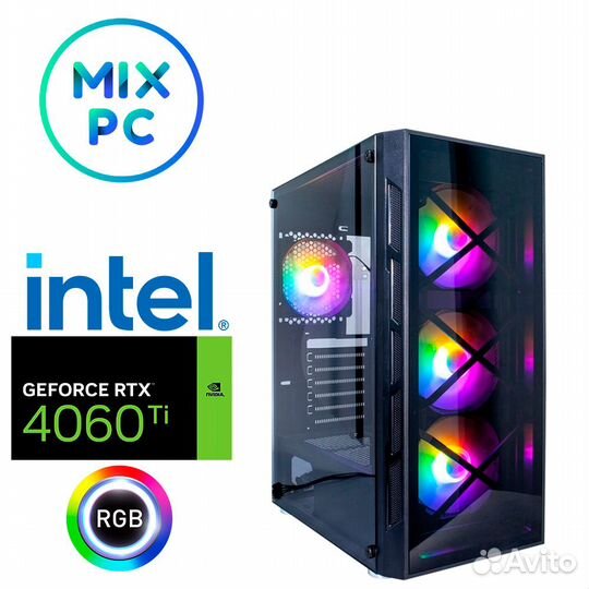 Компьютер i5 13400F + RTX4060Ti