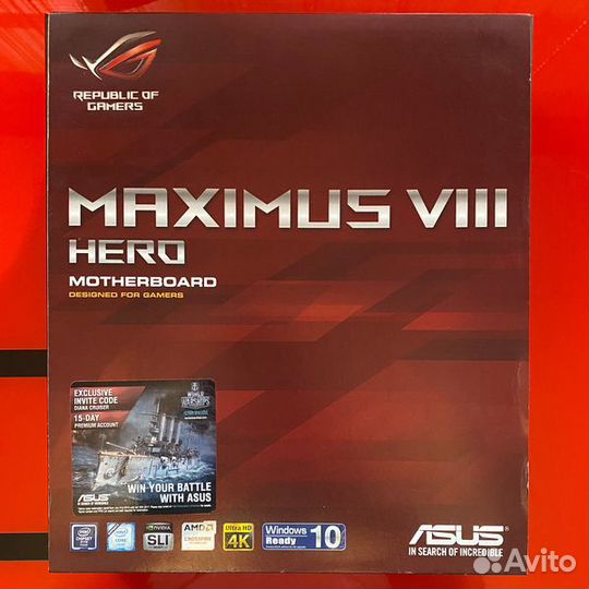 Материнская плата Maximus viii Hero