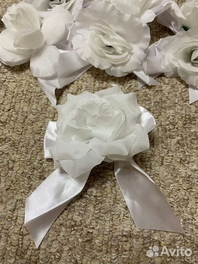 Искусственные цветы (бутоны розы, пионы)